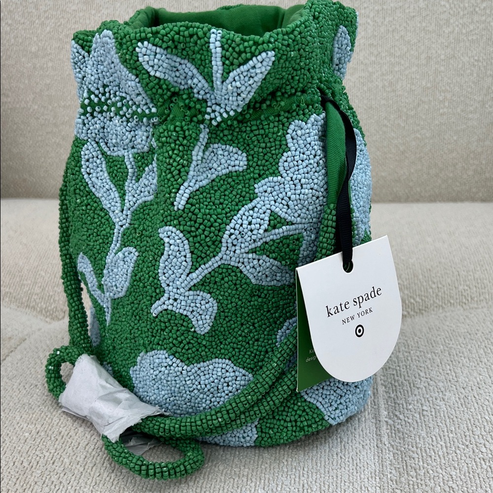 Kate Spade x Target 💚💙Green and Light Blue Beaded Mini Bag - Picture 2 of 4